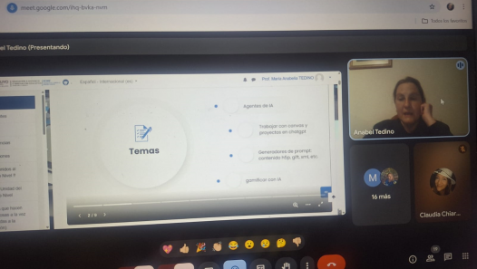 imagen Segunda etapa del Taller de Actividades Educativas con Inteligencia Artificial