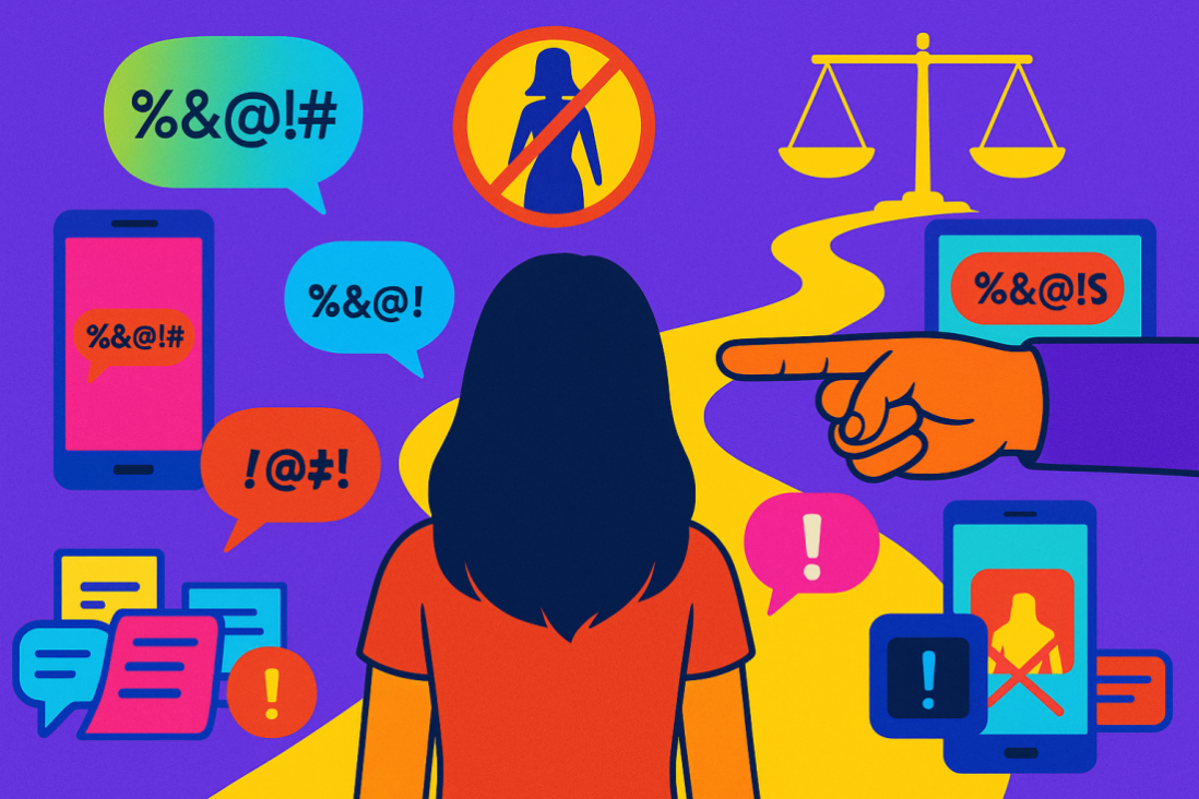 imagen Sin leyes específicas contra la violencia digital, hay estrategias para denunciar y acceder a la Justicia