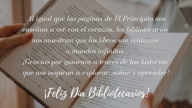 imagen ¡Feliz día al equipo de la biblioteca escolar!