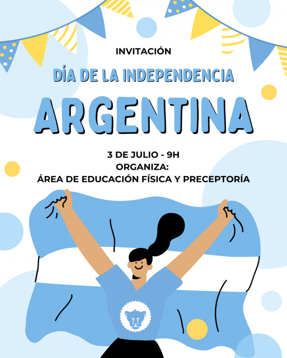 imagen Invitación al acto del 9 de Julio, día de la Independencia