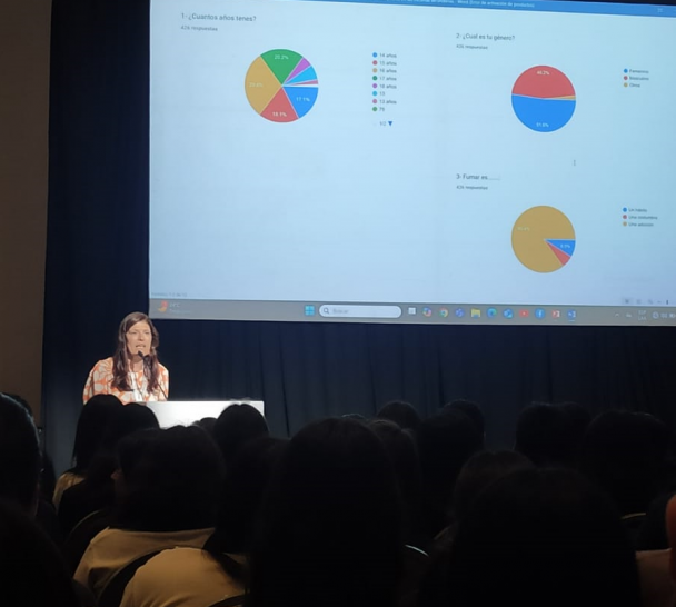 imagen Estudiantes asistieron a encuentro sobre prevención de consumos problemáticos