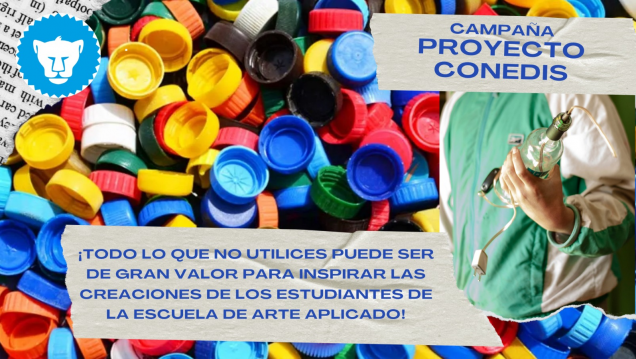 imagen CONEDIS: estudiantes desarrollan una campaña para colaborar con los talleres de la Escuela de Arte Aplicado
