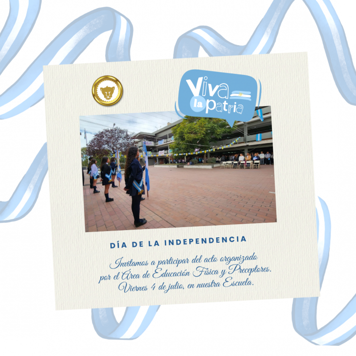 imagen Invitación al Acto del 9 de Julio, día de la Independencia