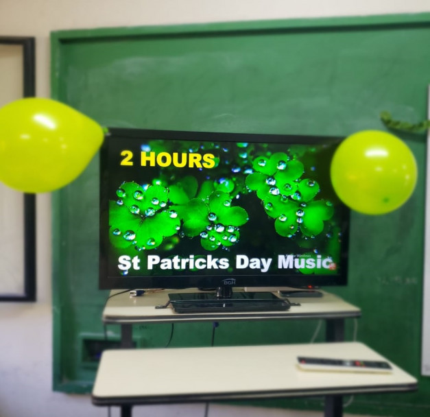 imagen Estudiantes compartieron sus aprendizajes en inglés sobre "Saint Patrick"s day"