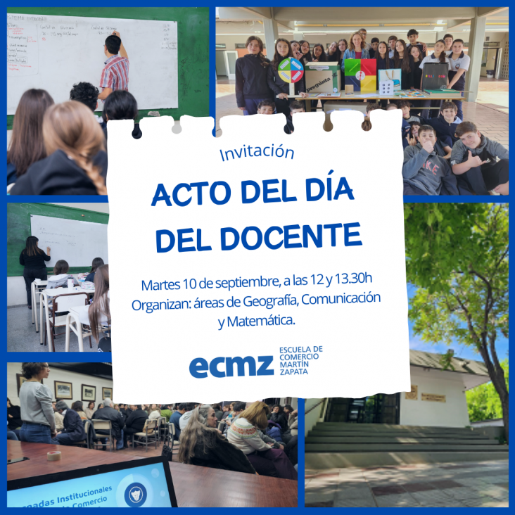 imagen Se invita a participar del acto del día del Docente