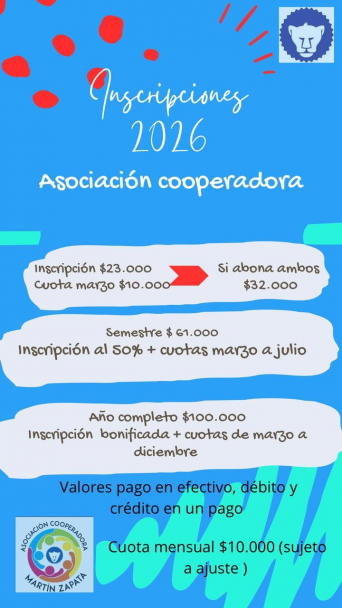 imagen Cronograma para la matriculación de estudiantes de 2do. a 5to. año - Ciclo 2026
