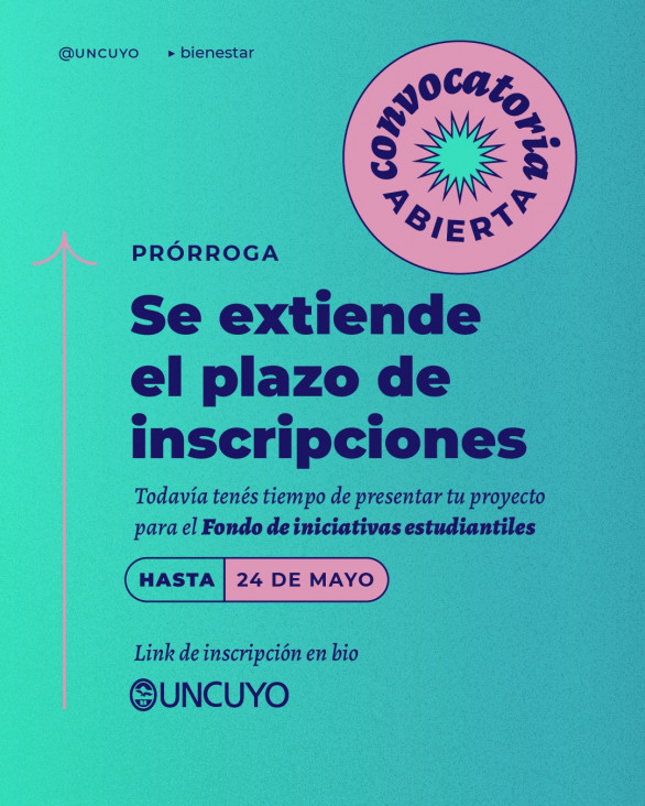 imagen Fondo de Iniciativas Estudiantiles: se extendió el plazo hasta el 24 de mayo