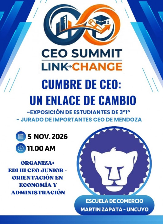 imagen CEO Summit Link - Change: estudiantes del Martín Zapata conectan con el mundo empresarial