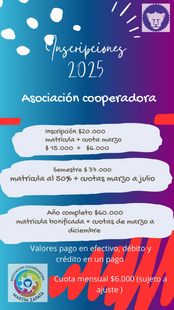 imagen Colaboración solidaria con la Cooperadora Escolar