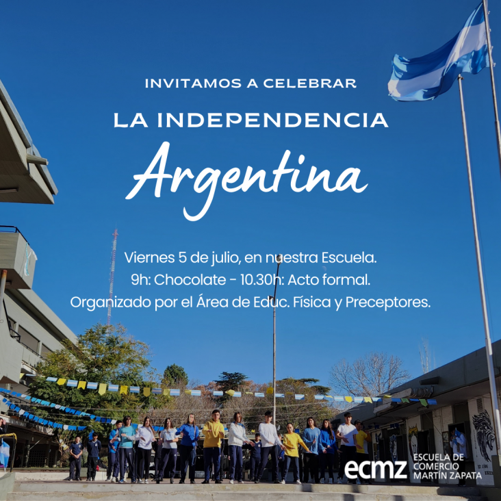 imagen Invitación al acto del día de la Independencia 