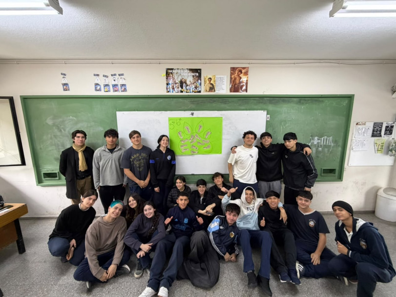 imagen Taller "Huellas": estudiantes de quinto año reflexionaron sobre su trayectoria escolar y el futuro
