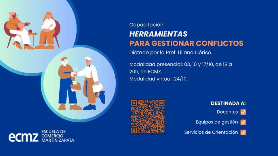 imagen Se invita a participar de la formación "Herramientas para gestionar conflictos"