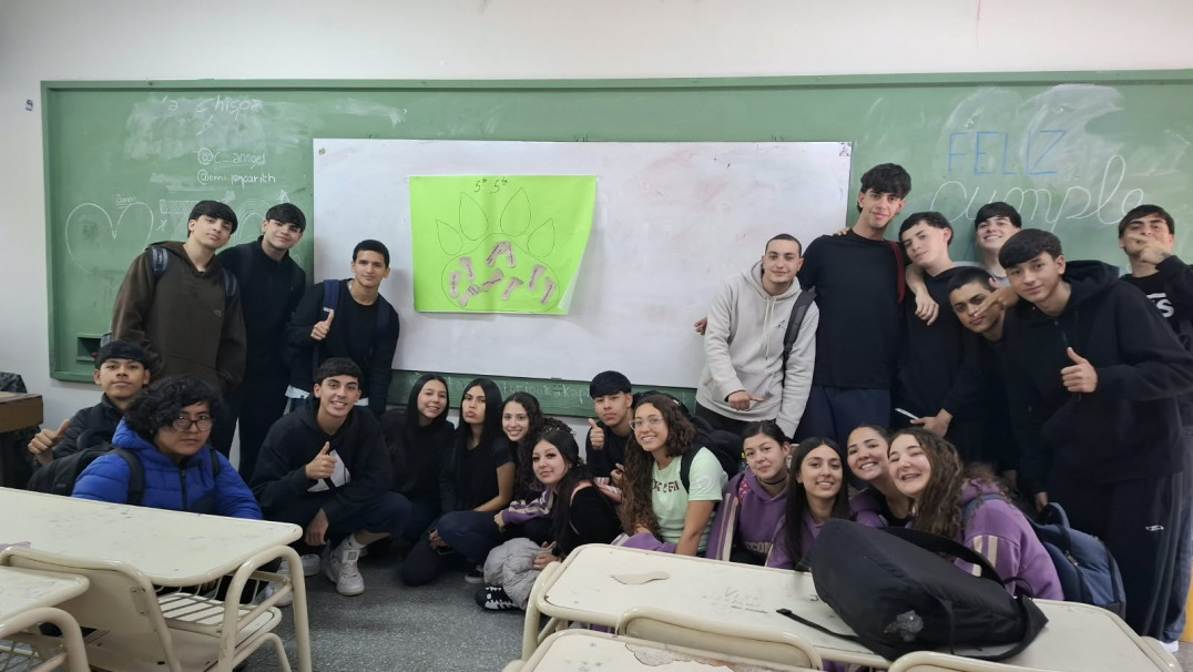 imagen Taller "Huellas": estudiantes de quinto año reflexionaron sobre su trayectoria escolar y el futuro