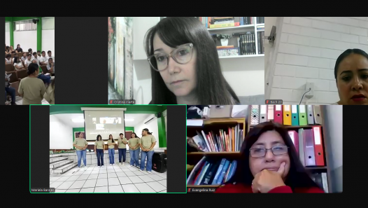 imagen Profesoras participaron como jurado de importante certamen internacional