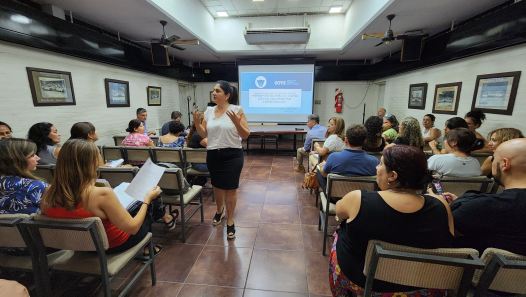 imagen Con una capacitación sobre evaluación, inició el primer día de Jornadas Institucionales