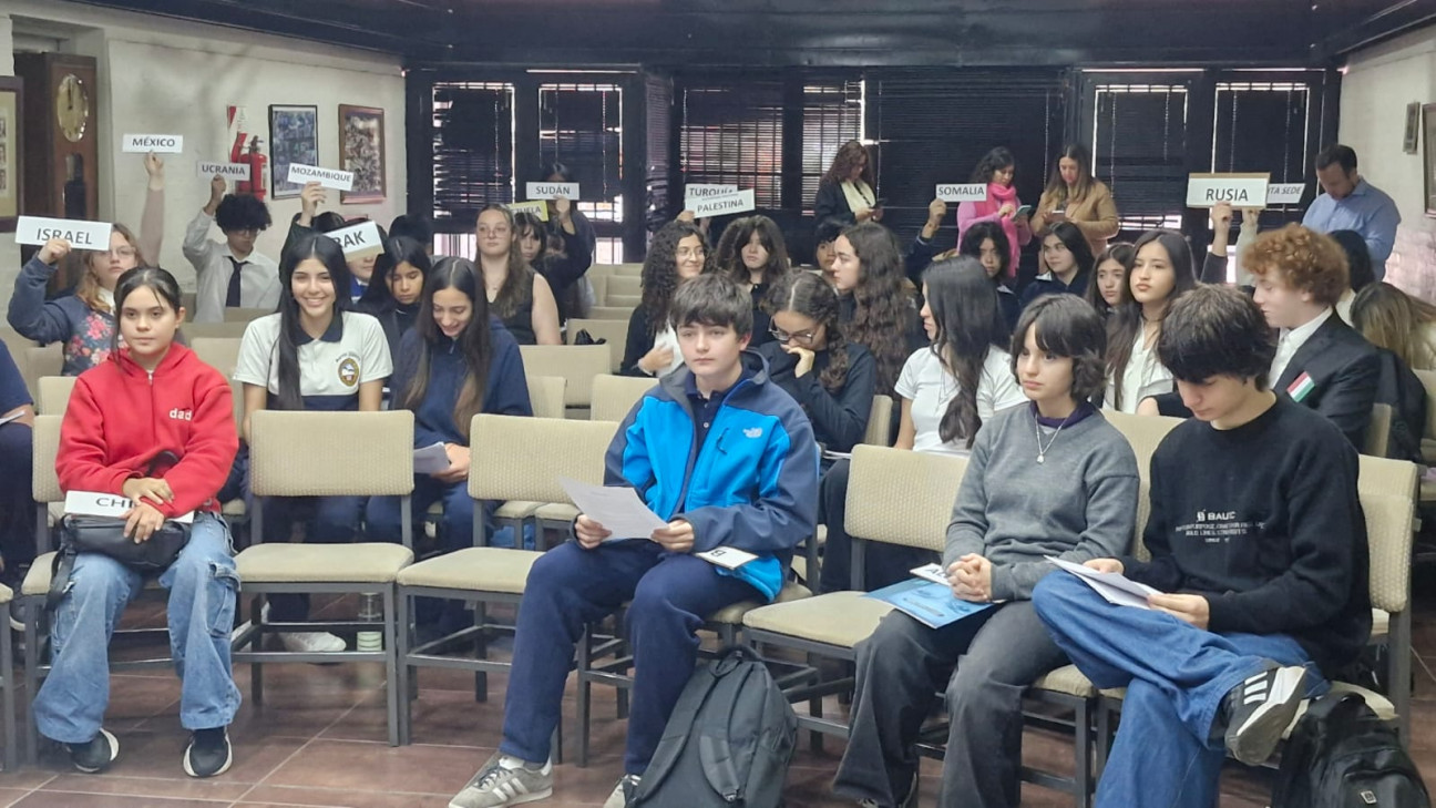 imagen La Escuela Martín Zapata fue sede de un destacado Encuentro Intercolegial de Modelo de Naciones Unidas