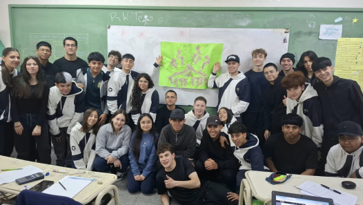imagen Taller "Huellas": estudiantes de quinto año reflexionaron sobre su trayectoria escolar y el futuro
