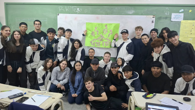 imagen Taller "Huellas": estudiantes de quinto año reflexionaron sobre su trayectoria escolar y el futuro