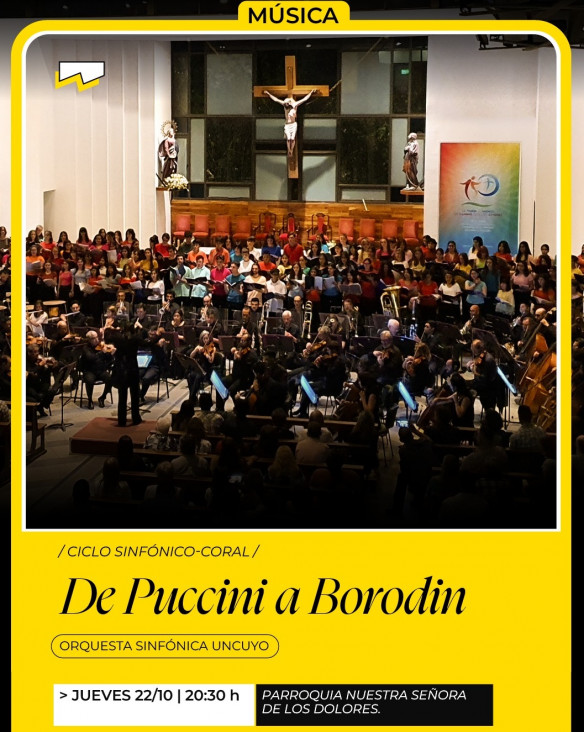 imagen El Coro de Alumnos Martín Zapata participará en un concierto sinfónico-coral junto a la Orquesta Sinfónica de la UNCUYO