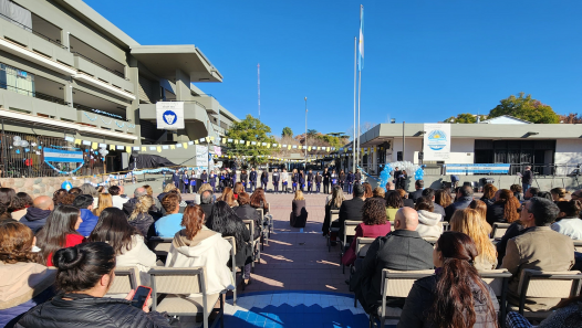 imagen La Escuela Martín Zapata conmemoró el Día de la Bandera y su 113° aniversario con un emotivo acto institucional