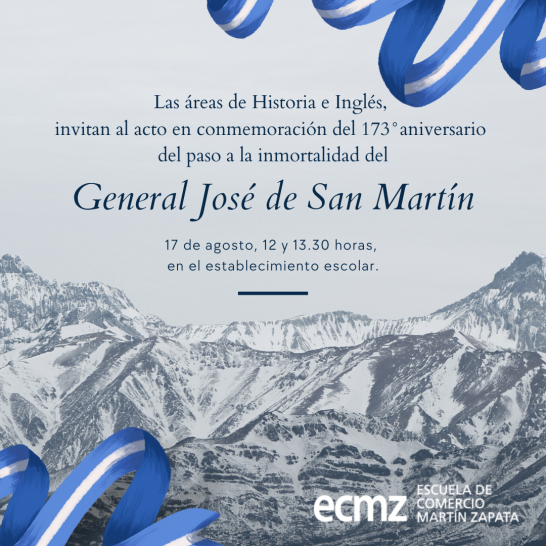 imagen Paso a la inmortalidad del General José de San Martín: invitación al acto