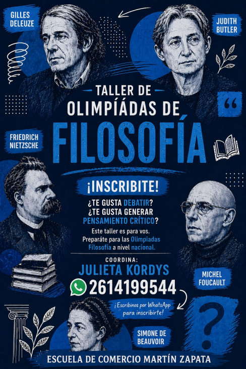 imagen Abren las inscripciones para el Taller de Olimpíadas de Filosofía