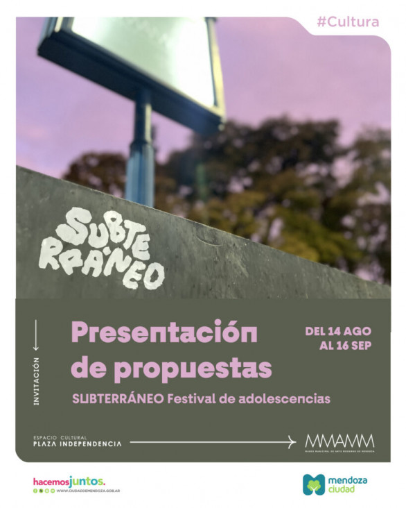 imagen El MMAMM abrió convocatoria para "Subterráneo", un festival creado por y para adolescentes