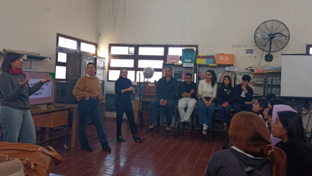imagen Estudiantes abordan los derechos y las violencias en el marco de las Prácticas Sociales Educativas