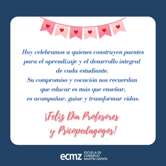 imagen ¡Feliz día Profes y Psicopedagogos!