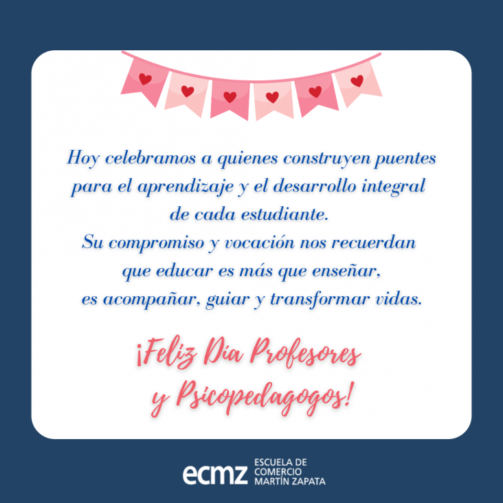 imagen ¡Feliz día Profes y Psicopedagogos!