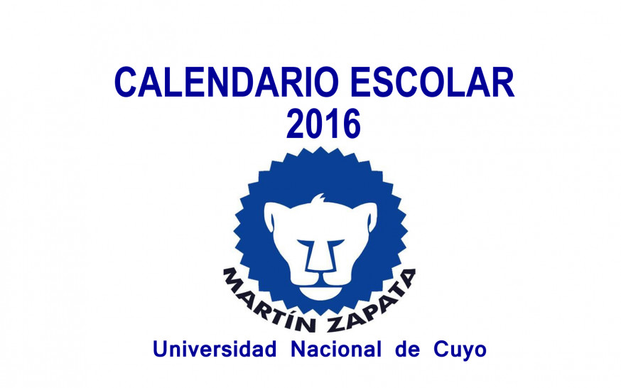 imagen Calendario Escolar 2016