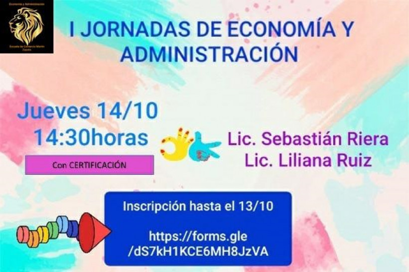 imagen Primera Jornada de Economía y Administración: invitación para estudiantes