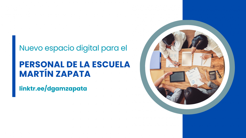 imagen Espacio digital para el personal de la Escuela Martín Zapata
