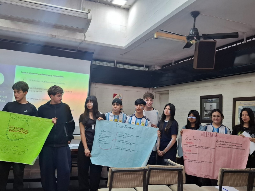 imagen Estudiantes participaron de un taller de reflexión sobre violencias y discriminación