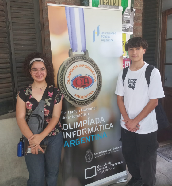 imagen Lourdes y Juan Cruz representaron a Mendoza en el Certamen Nacional de Programación