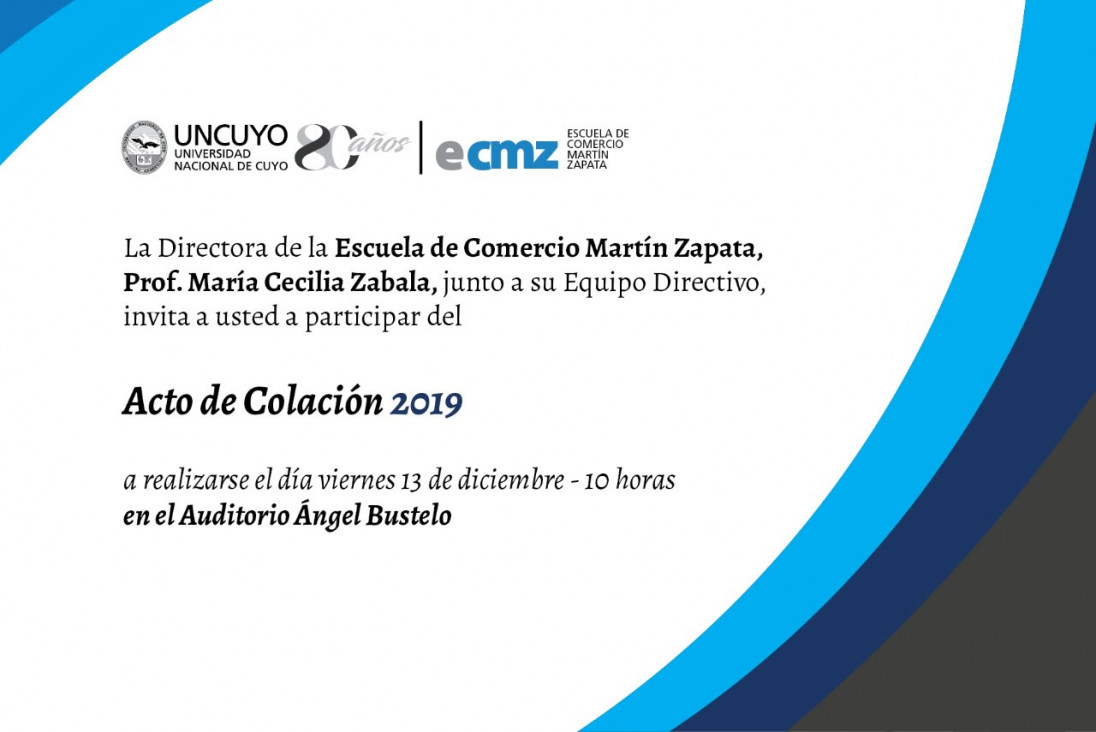 imagen Acto de Colación de la Promoción 2019