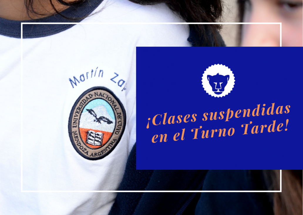 imagen Martes 26 de abril: suspensión de clases en el turno tarde