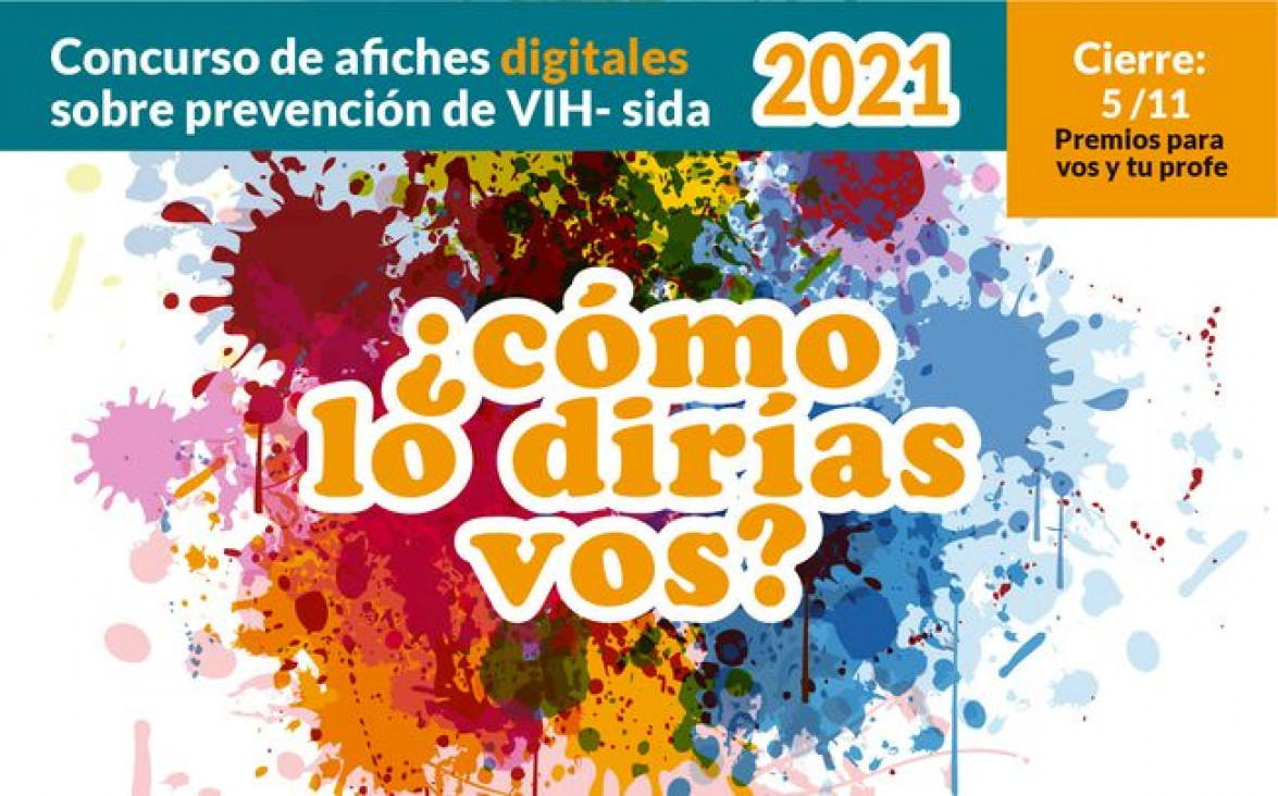 imagen Concurso de afiches digitales sobre prevención de VIH-sida 2021