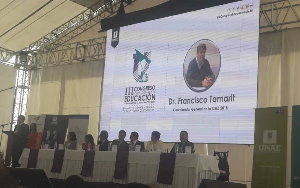 imagen Profesionales del Martín Zapata exponen en Congreso educativo de Ecuador