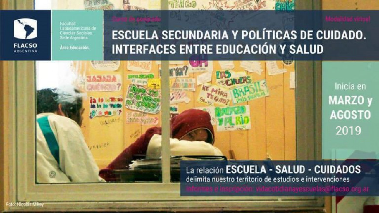 imagen Ciclo de formación sobre políticas de cuidado en la Secundaria