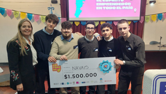 imagen Emprende U 2026: la Escuela Martín Zapata obtuvo el segundo puesto nacional con su proyecto "Navais"