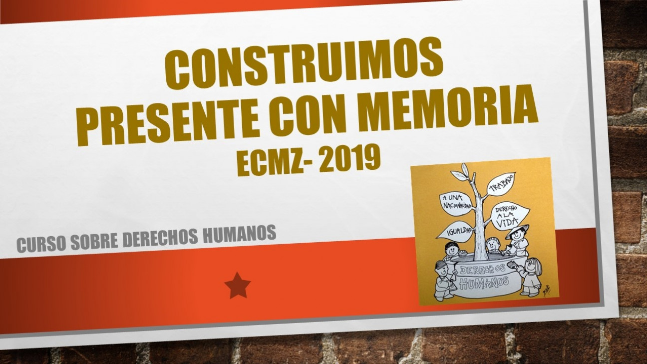 imagen Curso sobre DDHH: Construimos presente con memoria