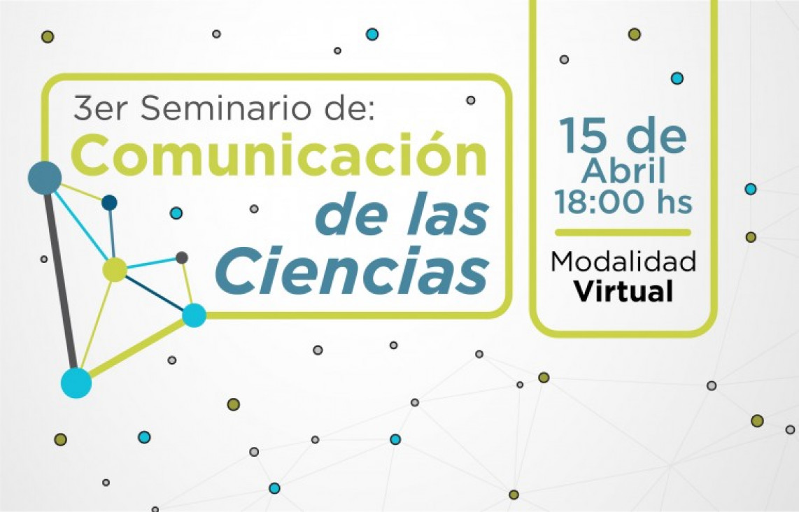 imagen Sobre derecho e internet, llega el 3° Seminario de Comunicación de las Ciencias