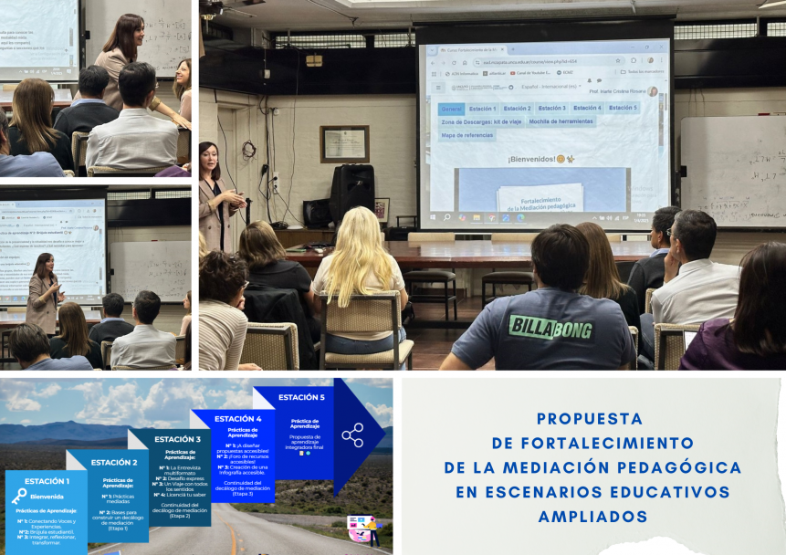 imagen Se desarrolla un trayecto de Fortalecimiento de la Mediación Pedagógica en Escenarios Educativos Ampliados