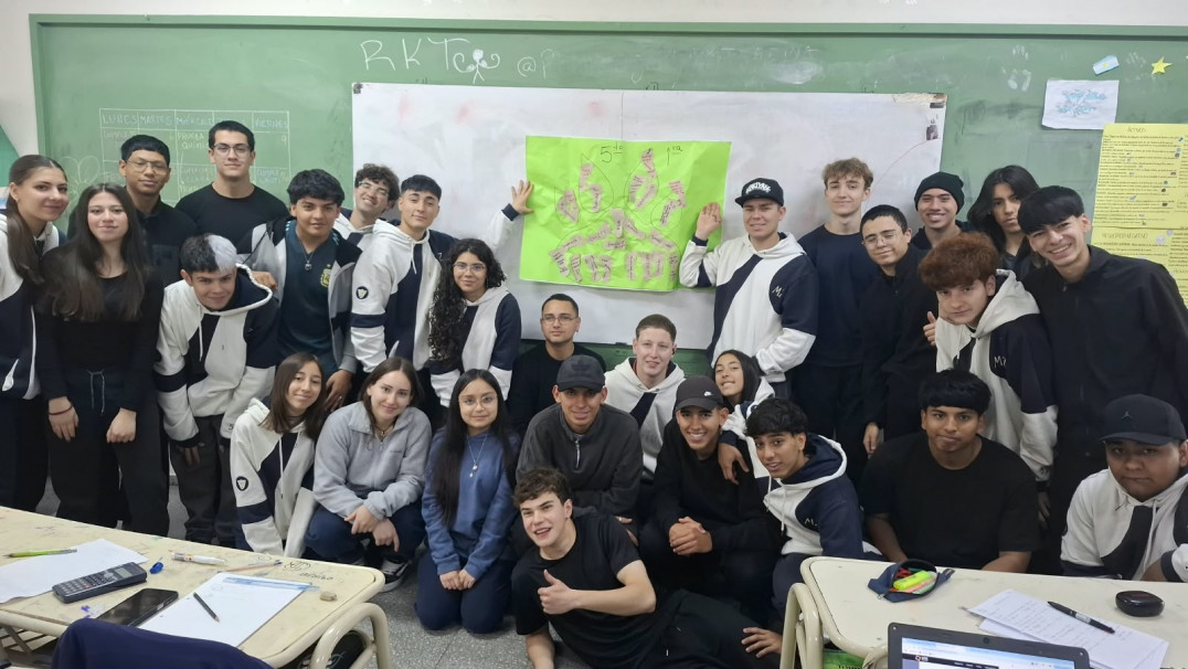imagen Taller "Huellas": estudiantes de quinto año reflexionaron sobre su trayectoria escolar y el futuro