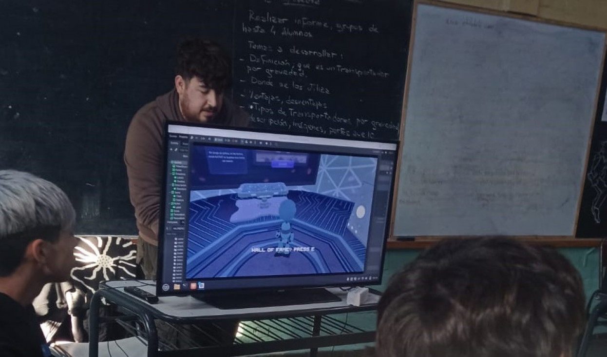 imagen Co-Nexus: estudiantes del Martín Zapata y Técnicos Mendocinos iniciaron un proyecto colaborativo para desarrollar videojuegos con impacto social