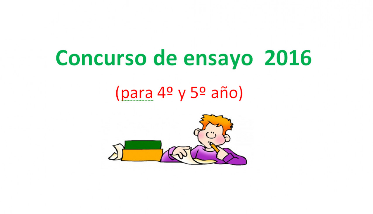 imagen Concurso de ensayo para 4º y 5º año 