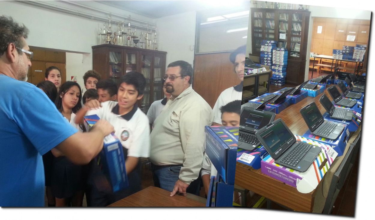 imagen Todos nuestros alumnos de primer año ya tienen sus netbooks