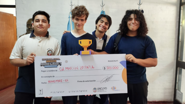 imagen Estudiantes de cuarto año se consagraron ganadores del intercolegial de Minecraft