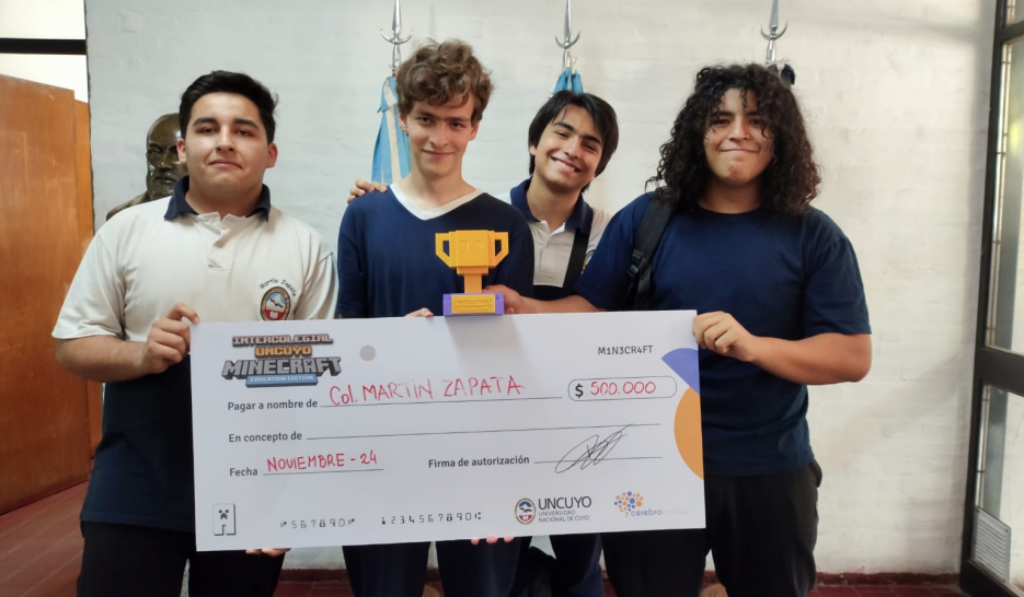 imagen Estudiantes de cuarto año se consagraron ganadores del intercolegial de Minecraft